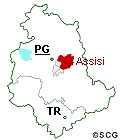 Umbria Assisi Map